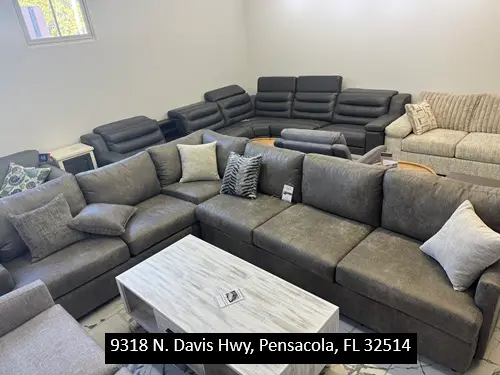 Modern Sectionals in Pensacola FL Showroom